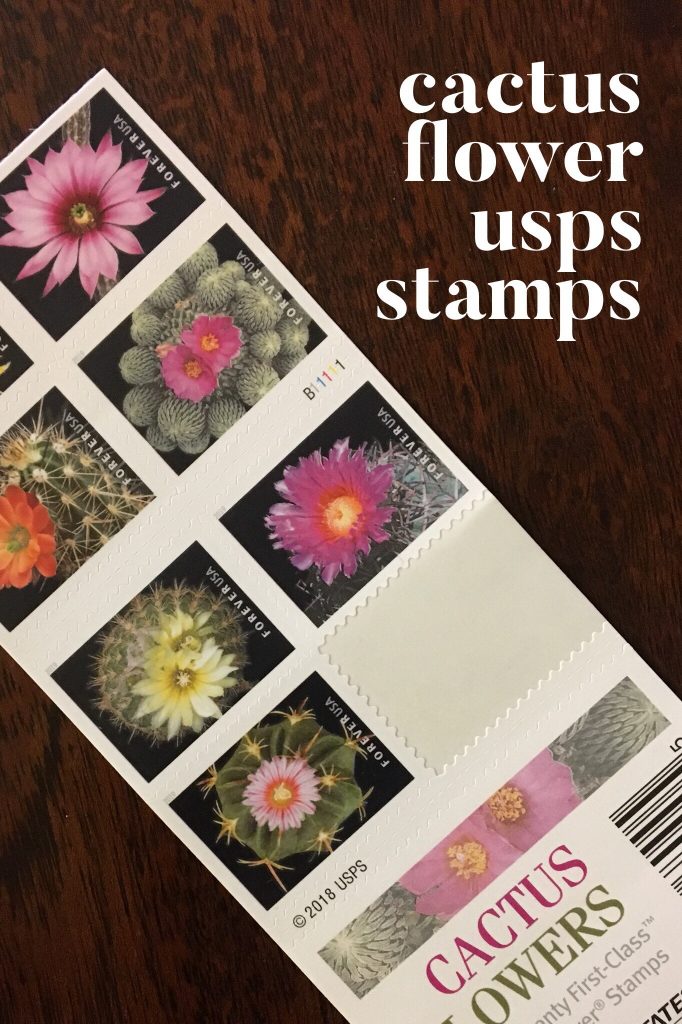 cactus fower usps stamps